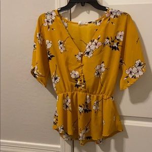 Floral Flowy Top